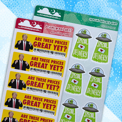 sticker sheets