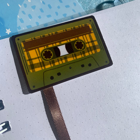 Slug Bus Cassette Tape Magnetic Bookmark