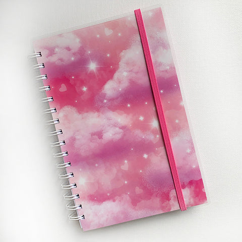 Dreamy Cloudscape Journal - Pink