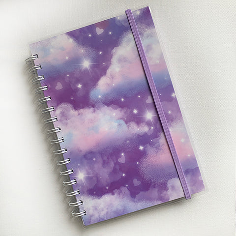 Dreamy Cloudscape Journal - Purple