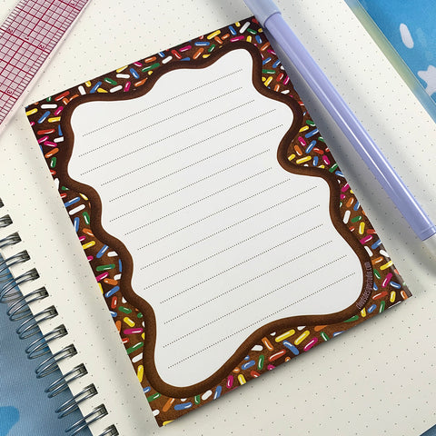 Sweet Sprinkles Notepad - Chocolate