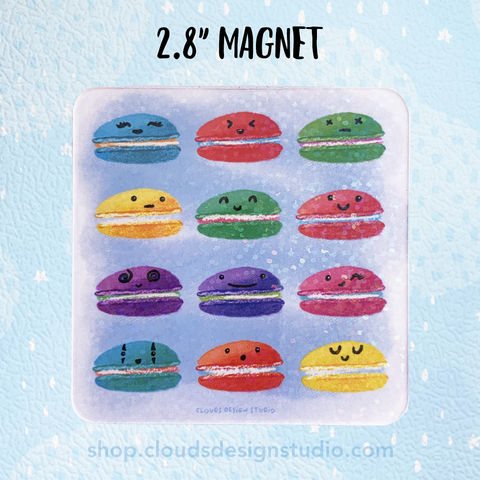 Wacky Macarons Magnet