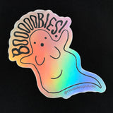 Booooobies! Holographic Sticker