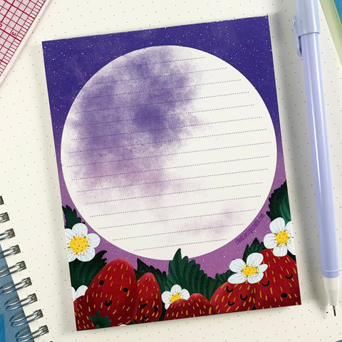 Strawberry Moon Notepad