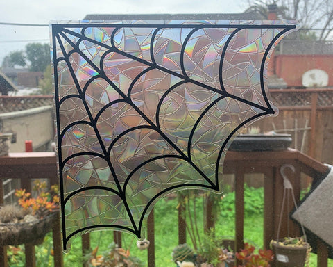 Corner Spider Web Suncatcher