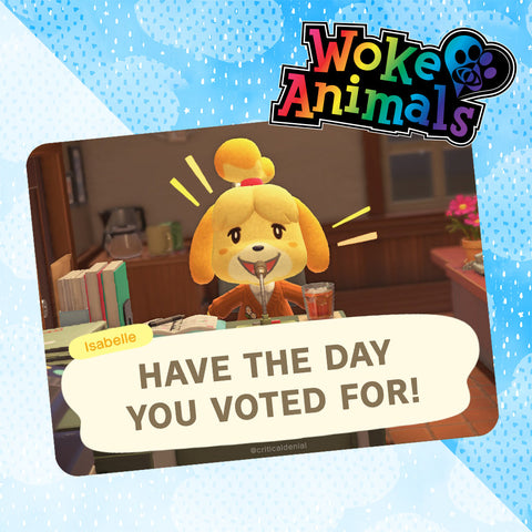 woke animals stickers