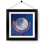 Worm Moon with Holographic Laminate 4x4 Print