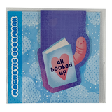 Bookworm All Booked Up Magnetic Bookmark