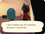 Choosing the Bear - Woke Animals Sticker