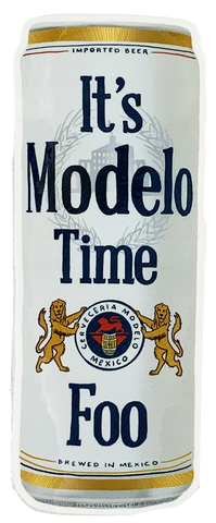 It's Modelo Time Foo Sticker