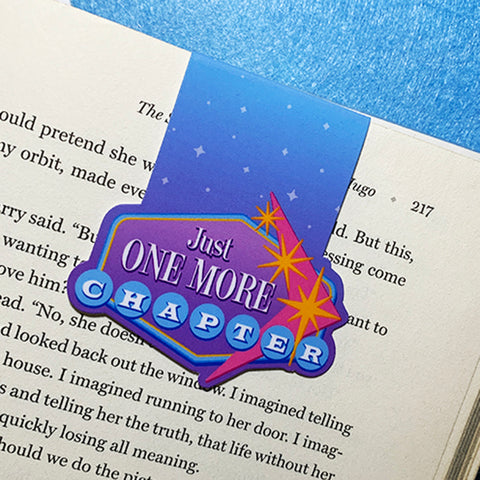 Just One More Chapter Magnetic Bookmark