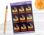 Batty Mail Oversized Postage Stamp-Shaped Stickers