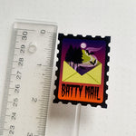 Batty Mail Oversized Postage Stamp-Shaped Stickers