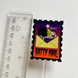 Batty Mail Oversized Postage Stamp-Shaped Stickers