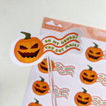 Pumpkin Postmark Oh My Gourd You Got Mail Sticker Sheet