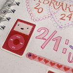 Retro Love Songs Sticker Sheet