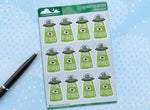 Special Delivery Alien Sticker Sheet