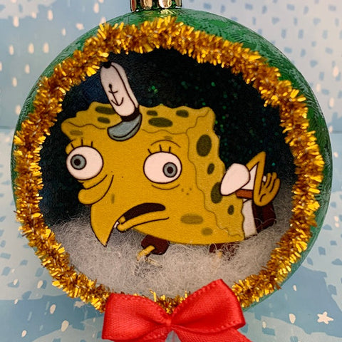 Spongebob Mocking Ornament