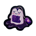 Spooky Tea Time Vampy Tea Bag Sticker