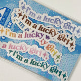 I'm A Lucky Girl Sticker Pack