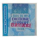 This Is My Emotional Support - Damage- Book Magnetic Bookmark