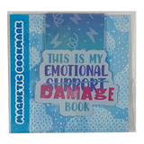 This Is My Emotional Support - Damage- Book Magnetic Bookmark