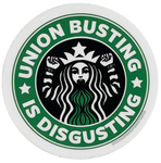 Union Busting is Disgusting Sticker