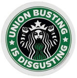 Union Busting is Disgusting Sticker