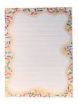 Sweet Sprinkles Notepad - Vanilla