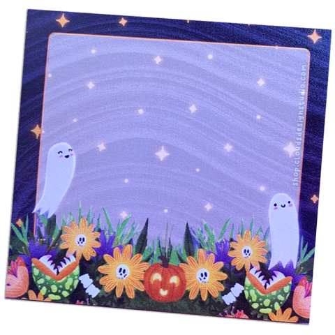 Ghoulish Garden Sticky Notes