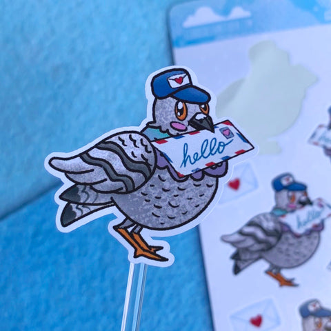 Hello Pigeon Mini Sticker Sheet