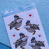 Hello Pigeon Mini Sticker Sheet