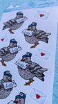 Hello Pigeon Mini Sticker Sheet