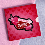 Custom Record + Sleeve Valentine Card