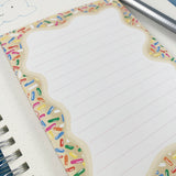 Sweet Sprinkles Notepad - Vanilla