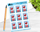 Sending Love Oversized Stamps Sticker Sheet