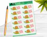 Oh Yay Snail Mail For You Sticker Sheet