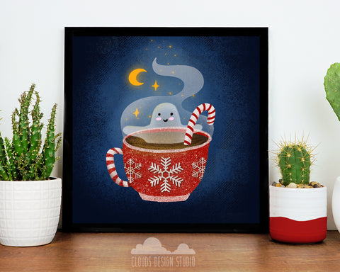 Warm Winter Spirits 8x8 Print