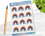 Rainbow Cheer Sticker Sheet