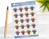 Spewing Rainbows Sticker Sheet