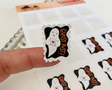 Ghost Post Happy Mail Postage Stamp-Shaped Stickers