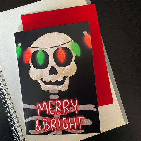 Merry & Bright Greeting Card + Envelope