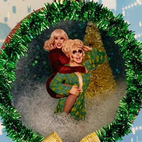 Trixie and Katya Ornament